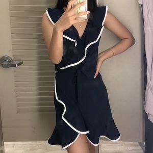 Float wrap dress